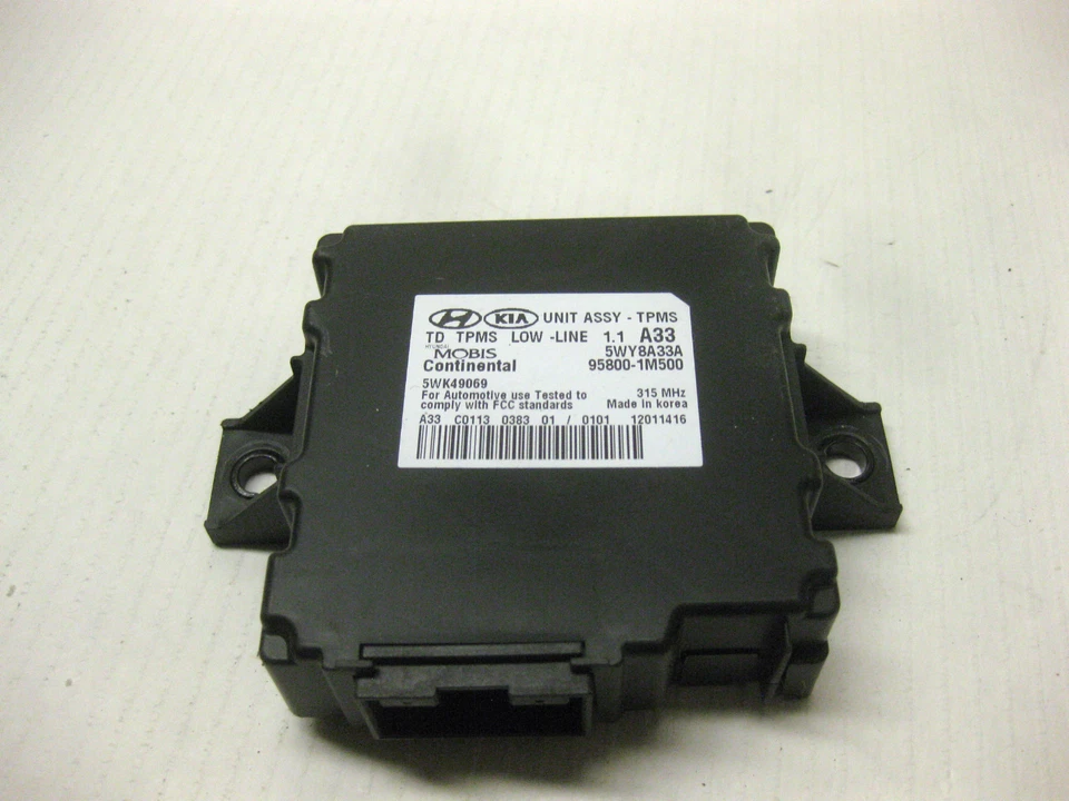 2012 KIA FORTE ПОДВЕСКА УРОВЕНЬ УПРАВЛЕНИЯ МОДУЛЬ 95800-1M500 OEM 10 11 12 13 - Изображение 3 из 4