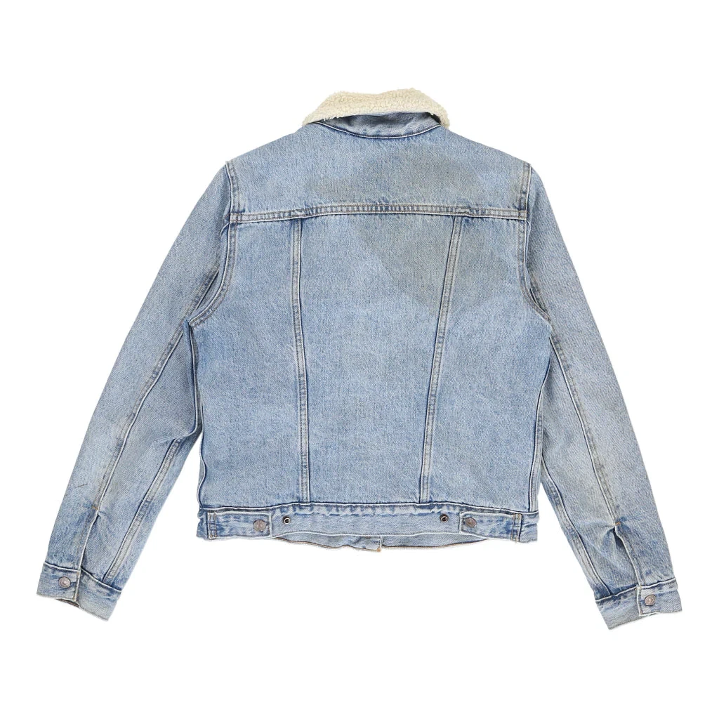 Levis crop cheap denim jacket
