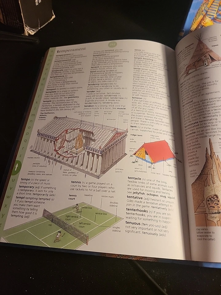 Usborne Illustrated English Dictionary (Paperback 2014) - Image 3 of 4