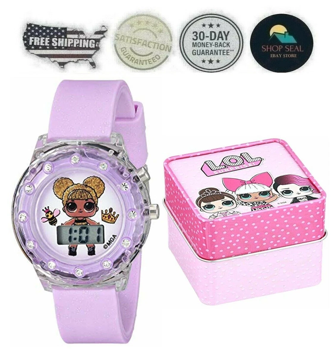 Reloj De LOL Surprise Para Ni as Analogico Bonito Con Caja De