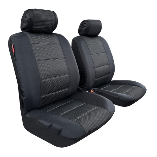 Seat Covers For Hyundai i30 GD PD 20122019 Front Canvas Jacquard BLACK ELEGANT eBay
