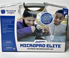 GeoSafari Microscope MicroPro Elite 82 Pc Microscope Set with Image Projector