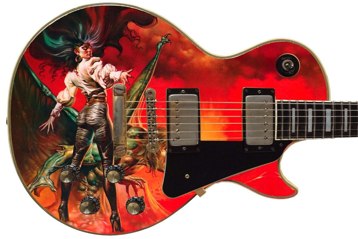 Guitar Skin Axe Wrap Re-skin Electric Bass Reface DIY Ozzy