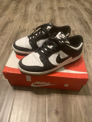 Buy Size 9.5 - Nike Dunk Low Black White online | eBay