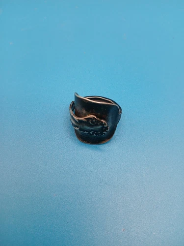 vintage sterling silver spoon ring