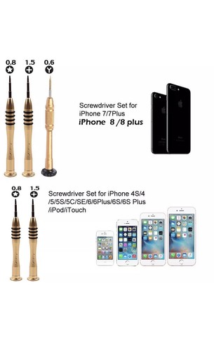 For iPhone 7 8 XS MAX Repair Tools Kit Screwdriver Set Open Tool Tri Point 11 12 - Picture 3 of 10