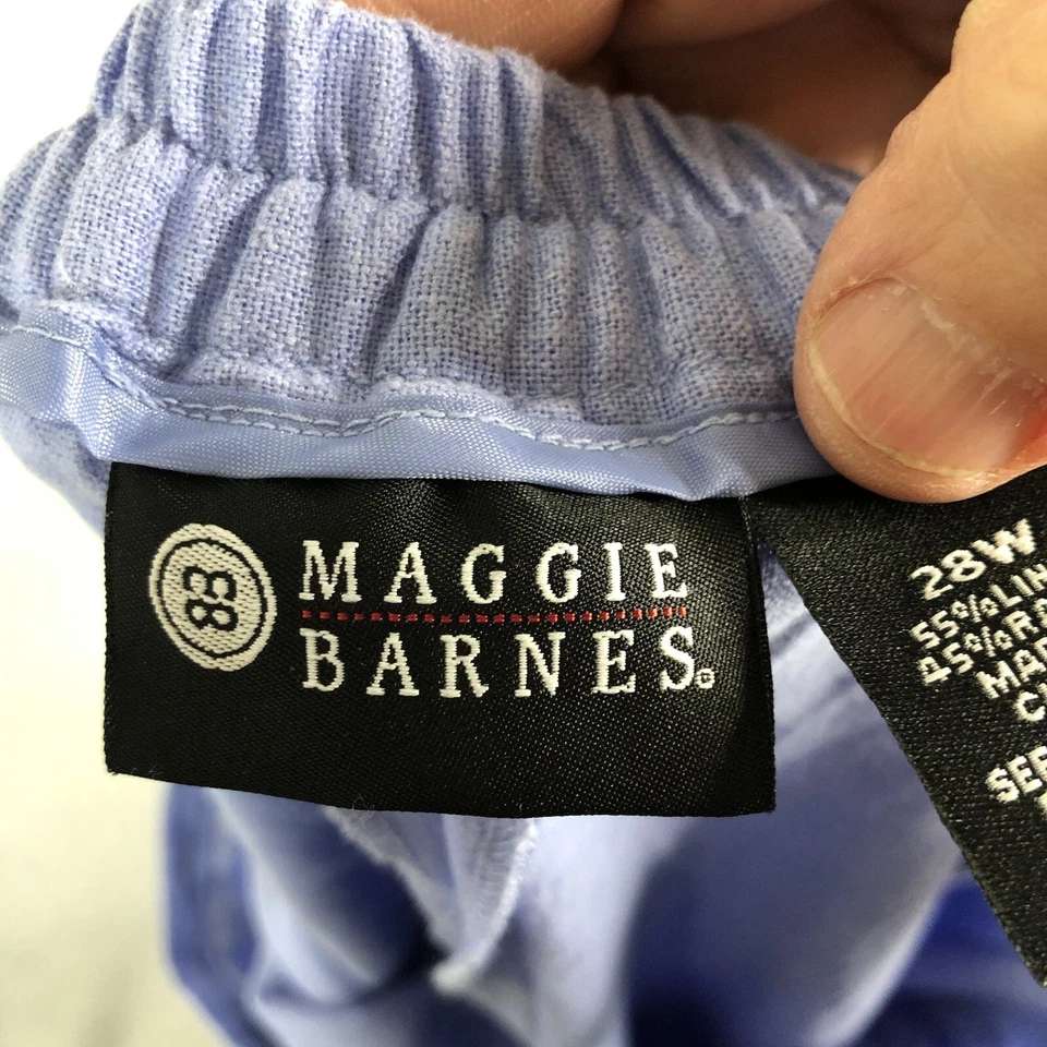 Falda Maggie Barnes Mujer 28W Talla Grande Azul Cremallera Lateral Cintura Elástica Maxi Playa Foto 4 de 4