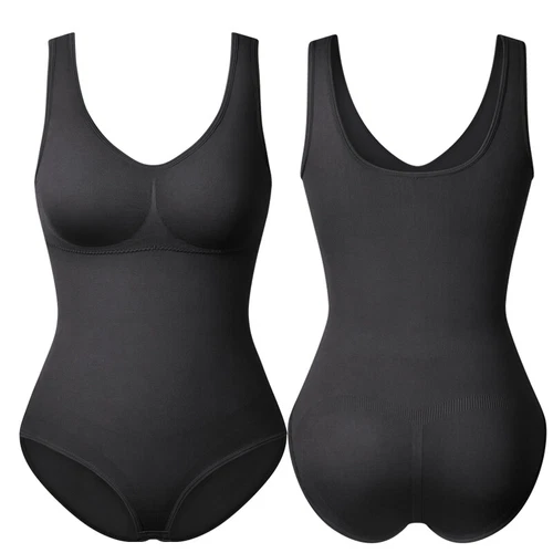 Fajas Colombianas Reductoras Jumpsuit integrierter BH Ganzkörper Body Shaper Top - Bild 36 von 49