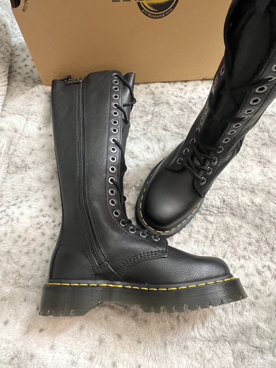 DR MARTENS 1B60 LEATHER VIRGINIA KNEE HIGH BOOTS MSRP$270 DR MARTENS 1B60 LEATHER VIRGINIA KNEE HIGH BOOTS MSRP$270