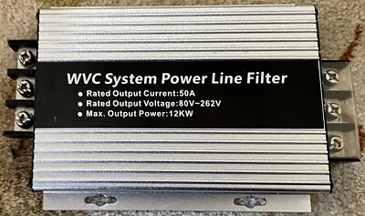WVC System Power Line Filter Solar Inverter Monitoring System 50A/80V~262V/ 12KW