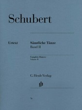 Schubert Complete Dances Volume II Sheet Music Piano Solo Book NEW 051480076
