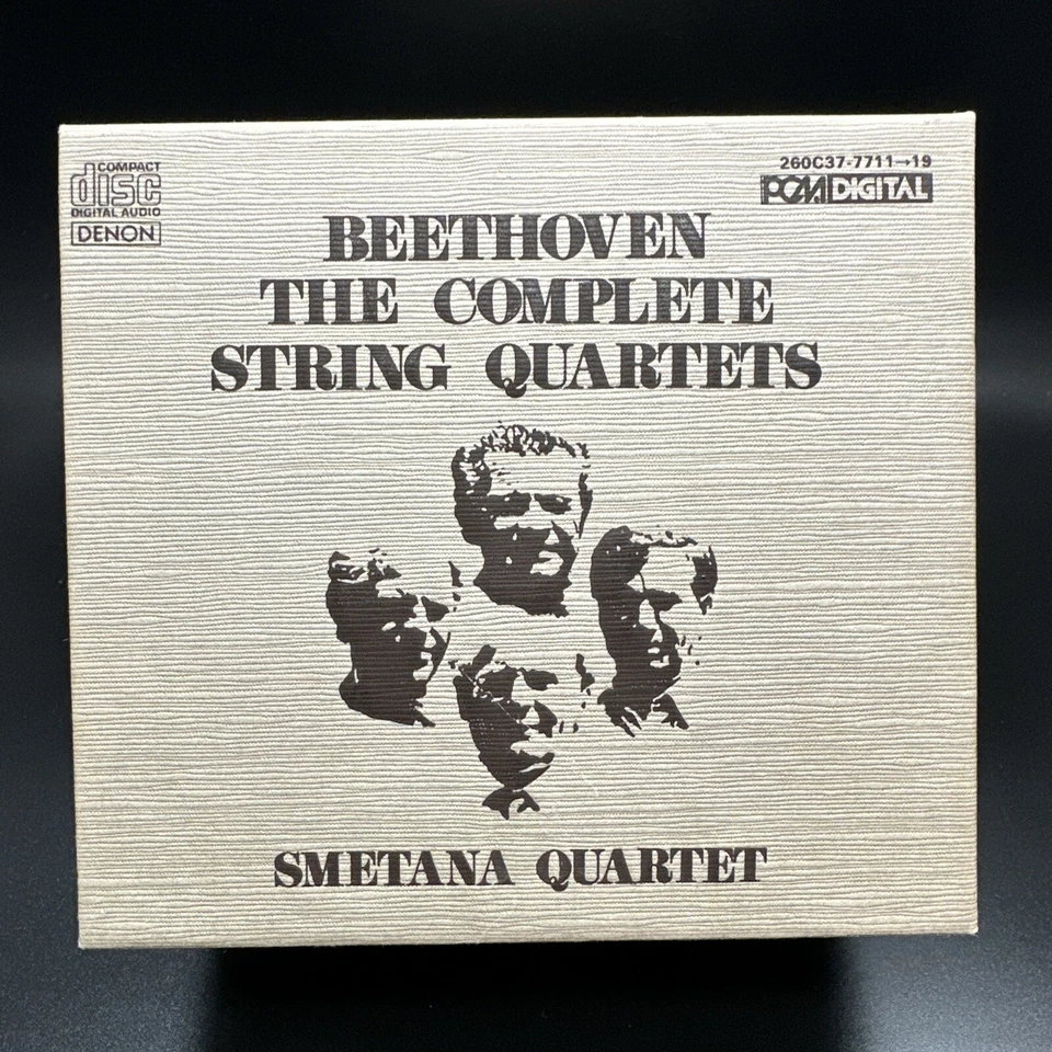 Beethoven Complete String Quartets, Smetana [Denon 9 CD Box Set] NM RARE JAPAN Foto 3 de 4