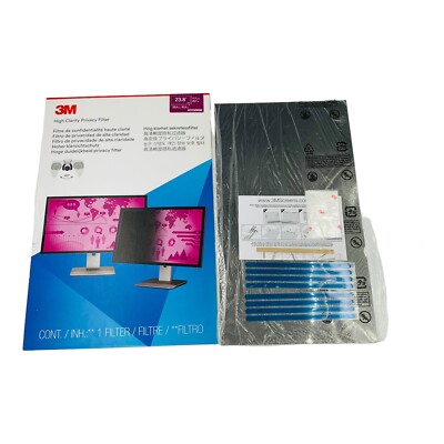 3M High Clarity Privacy Filter for 23.8'' inch Monitor 16:9, HC238W9B