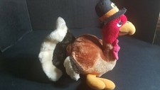 Vintage Wallace Berrie Plush Turkey Korea 1982