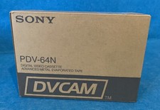 New Sony PDV-64N Advanced Metal Evaporated Tape Digital Video Cassette-Box of 10