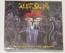 Fleshcrawl Descend Into The Absurd New CD Brazil Slipcase Death Metal Reissue