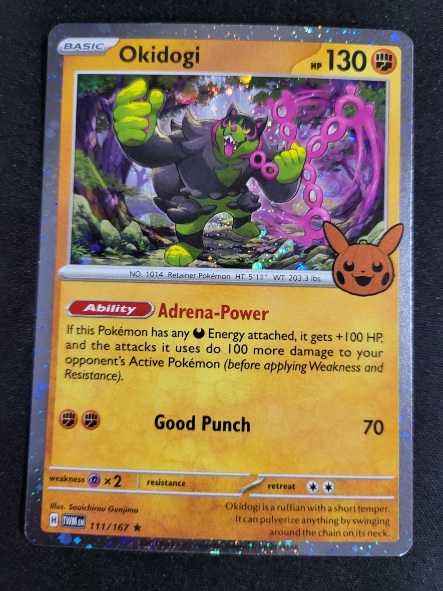 Okidogi Holo Rare Pokemon 2024 Trick or Trade Cosmos #111/167 | eBay