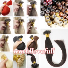Nano Tip Hair Extensions Nano Micro Rings Beads Link Indian Remy Human Hair 1g/s