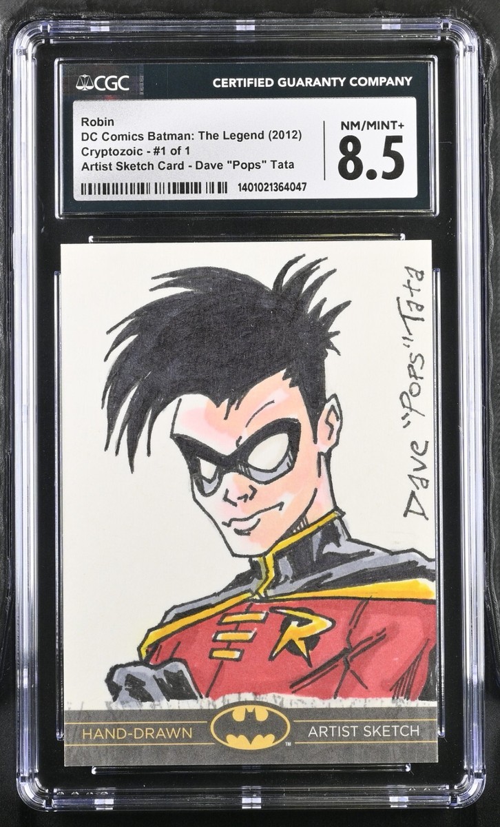 スケッチカード 2012 CZE DC Batman DC Artist Sketch Card 1/1 - Robin - Dave 