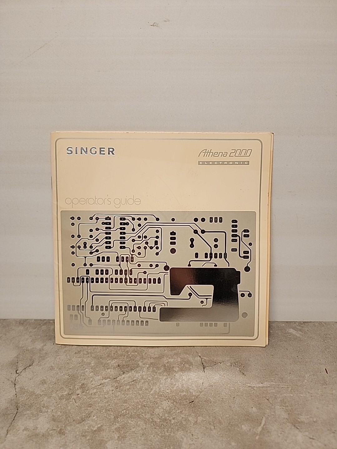 U8 Singer Athena 2000 Sewing Machine Manual 20 Pages 1975 Copyright