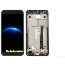 DISPLAY +TOUCH SCREEN+FRAME ORIGINALE ASUS ZENFONE 3 ZE520KL VETRO NERO Z017D +T