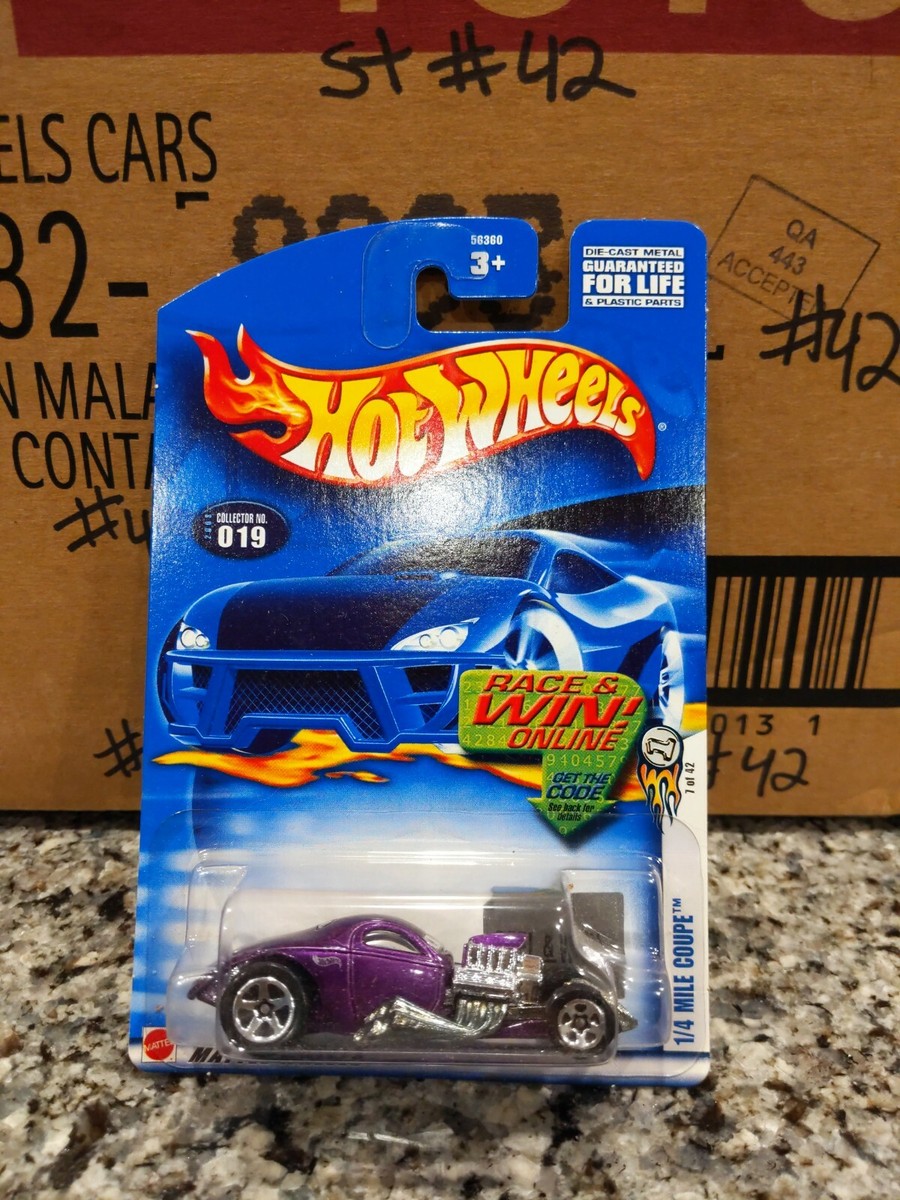 2003 Hot Wheels 🔥First Editions 🔥1/4 Mile Coupe🔥 Purple #19