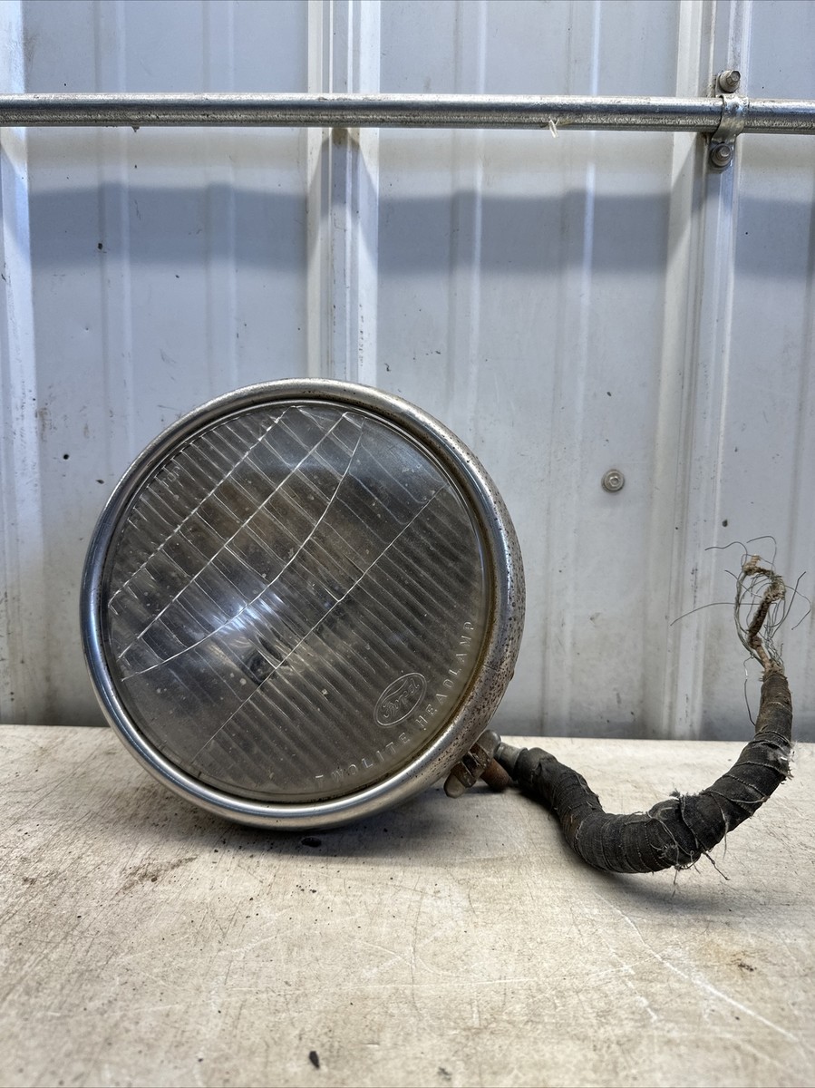 1930-1931 FORD MODEL A HEADLIGHTS CHROME ORIGINAL VINTAGE | eBay