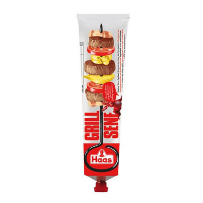 Grillsenf  pikant würzig Grillbegleiter Sauce Vinaigrettes von Hass 200g