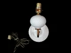 Vintage 1950’s White Milk Glass Hobnail Wall Sconce Electric Wall Light Fixture