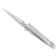 Stainless Steel Reverse Action Forceps Straight Very Fine Point Tweezers