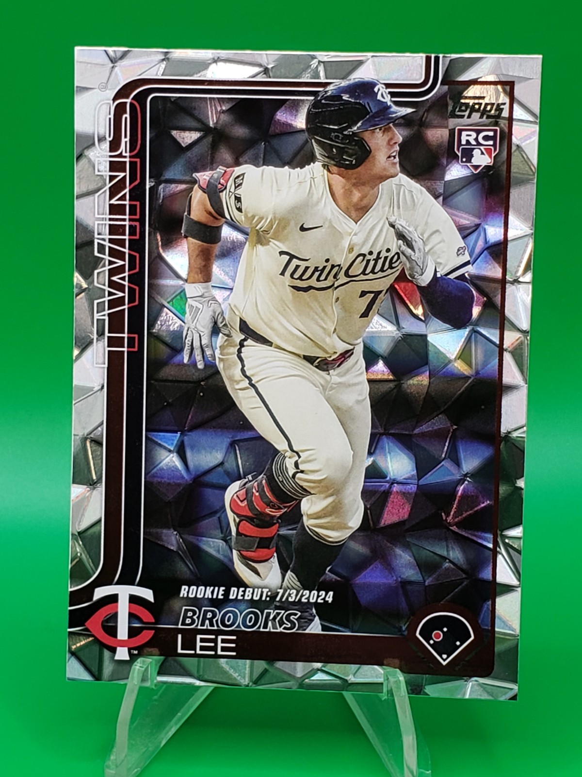 2025 Topps Update Series - Rookie Debut Brooks Lee #US243 Diamante Foil (RC)