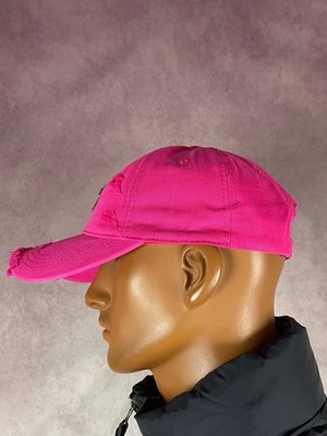 New Chrome Hearts Style Cap Hat Pink Iron Cross Women's Men's With