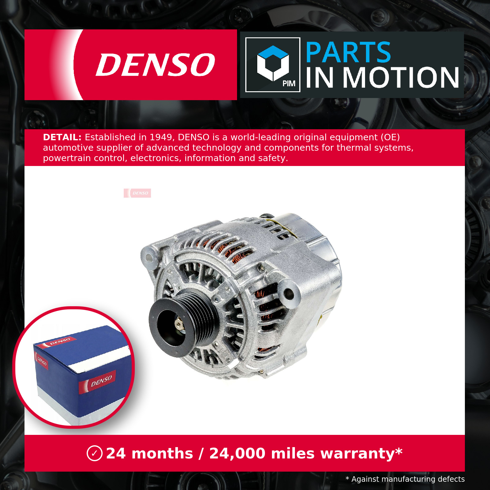 Alternator fits JAGUAR XJ X308 3.2 97 to 03 Denso LJA1800AC LJA1800AD LJA1800AE - Image 8