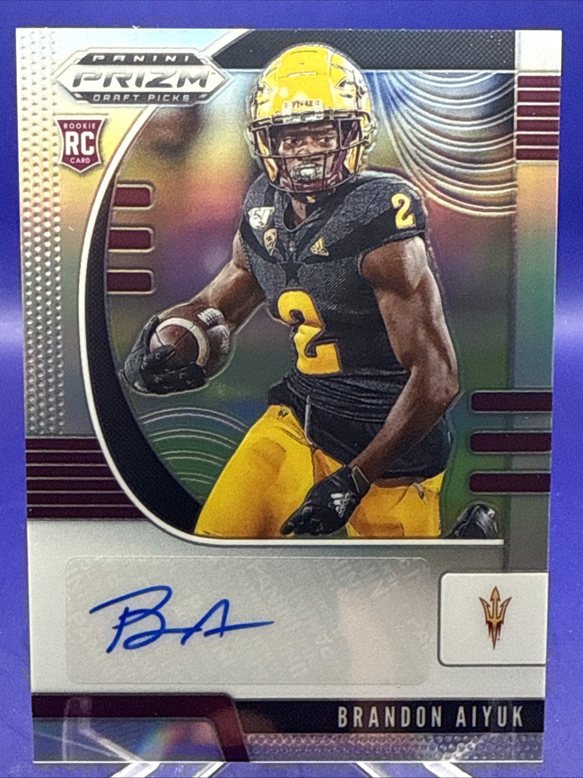 2020 Panini Prizm Draft Picks - Brandon Aiyuk #255 Silver Auto (RC)