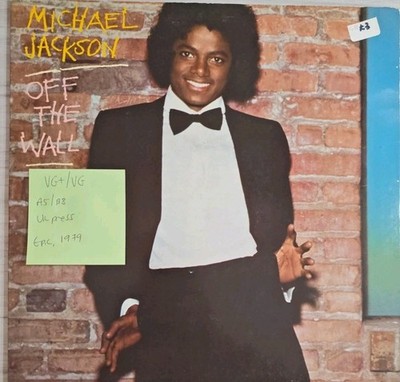 Michael Jackson Off the Wall Vinyl Record VG+/VG EPC 83468 1979
