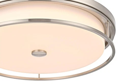Living District Kolson 20" Led Flush Mount in Polished Nickel - Picture 5 of 8