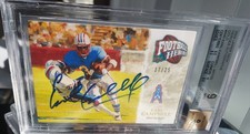 2009 Upper Deck Football Heroes Earl Campbell Gold Autographs /25 (AU 9/BGS 9)
