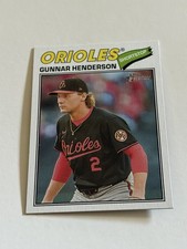 GUNNAR HENDERSON  ORIOLES 2026 TOPPS HERITAGE # 287