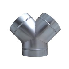 Y-Stück 250mm, Hosenstück, Formteil Lüftung, Abzweig, Lüftungsrohr