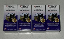 LOT OF 4 Enzymatic Ear Solution 1.25oz Each Cat  Dog Exp 2028