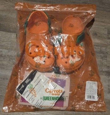 Limited Edition Carrot x Crocs Orange/Green Unisex M4/W6