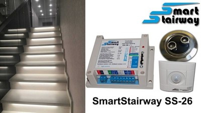 Automatic LED Stairs Lighting  system ''SmartStairway  SS-26''