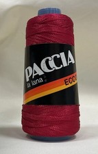 Paccia La Lana Ecco 100% Viscose Shade: 04 Carmine 50g