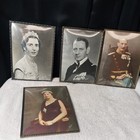 ROYALTY  of Denmark, 2 sets of king & Queens 1912 -  concave glass — photo 1
