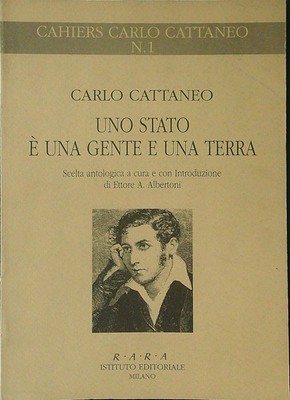 EIN STAAT IST EIN VOLK UND EIN LAND CATANE CARLO SELTEN VERLAG 1994