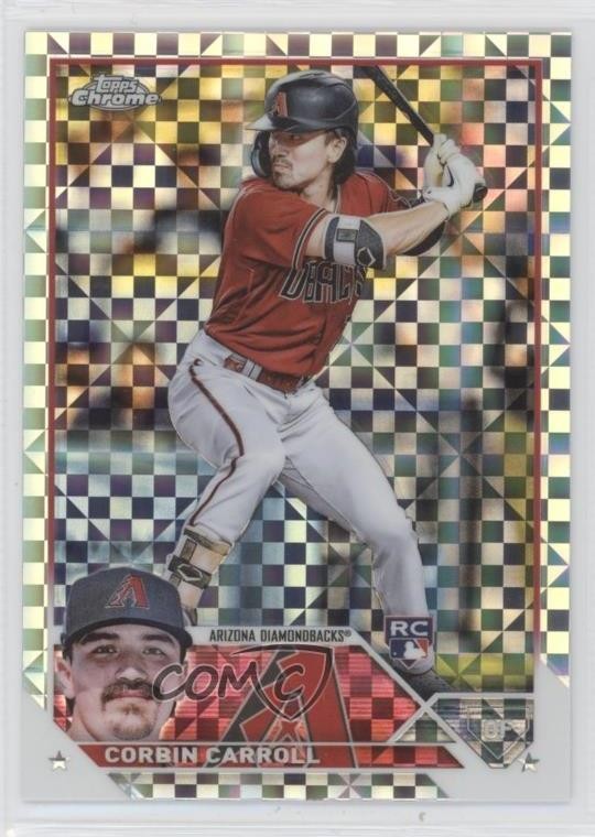 2023 Topps Chrome X-Fractor Corbin Carroll #95 0v79