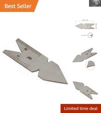 Professional 60 Thread Pitch Gauge - Lightweight Stainless Steel Measuring Tool
