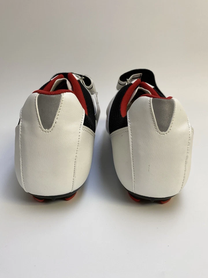 NUEVO EN CAJA Zapatos de Bicicleta Venzo Mk Pro Para Hombre Talla 13 Blanco Foto 4 de 4