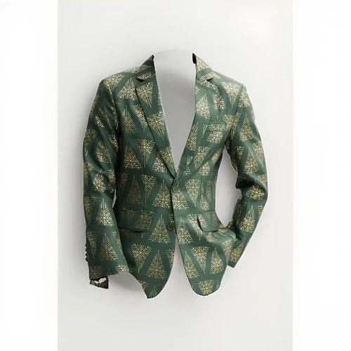 Suitmeister Men's Holiday Snowflake Tree Blazer Holiday Christmas Suit Size XL - product listing photo