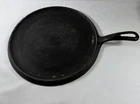 Griswold #9 Small Block Logo 609 Handle Griddle Pan Cast Iron Sits Flat